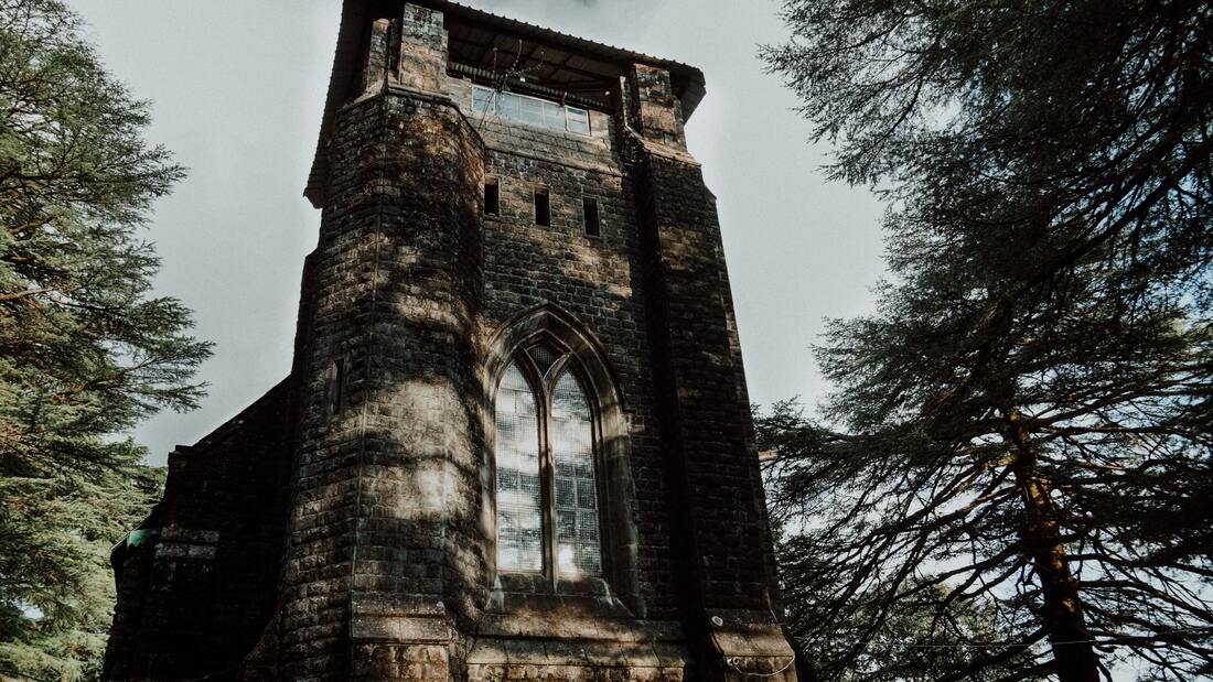 Church of St. Johns in the wilderness at Mcleodganj